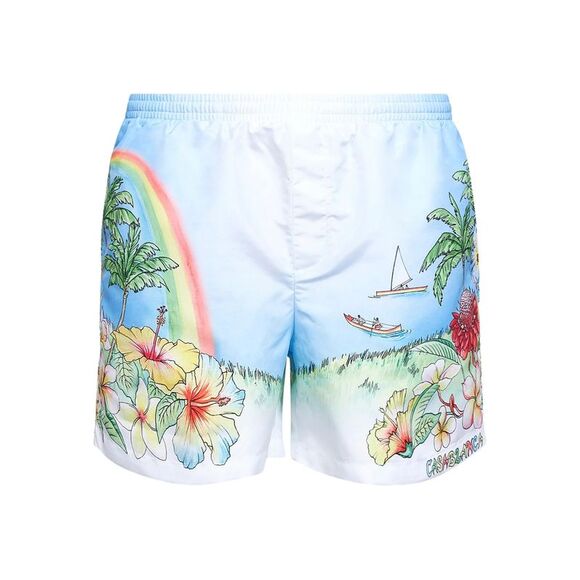 Casablanca Blue Shorts - Track & Running Shorts Men